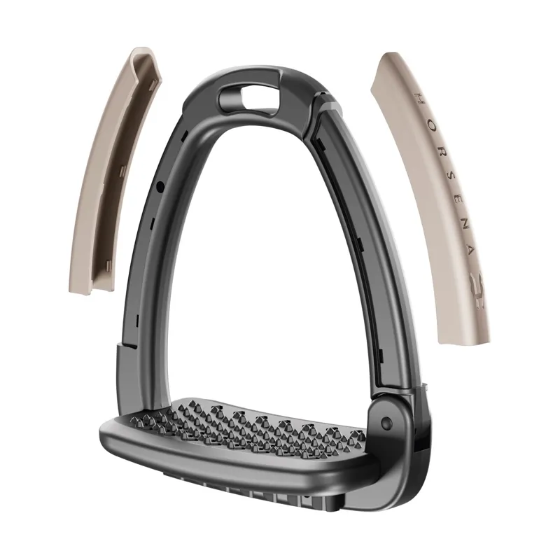 Horsena Swap Stirrup Extra Covers in Bright Gold-1